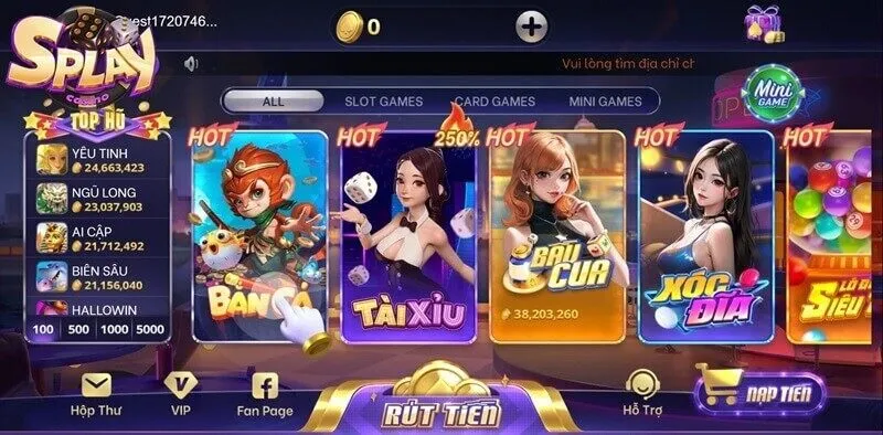 Hướng dẫn tải app tài xỉu Splay